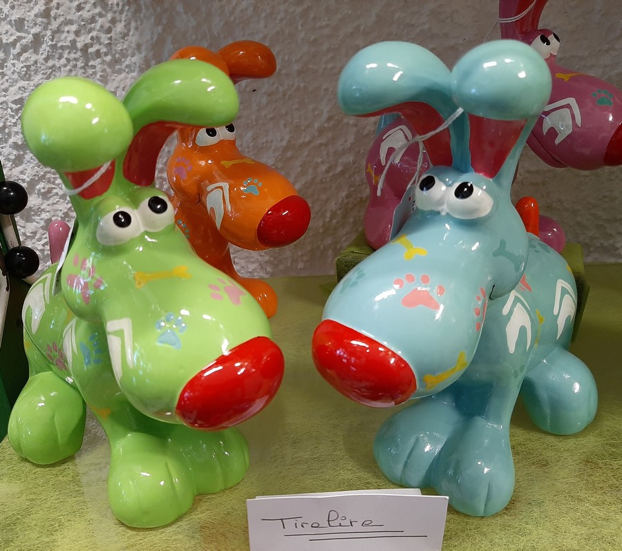 cadeau naissance tirelire chien